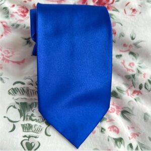 Blue Satin Tie